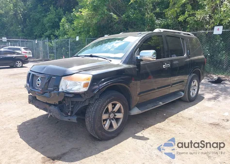 2014 Nissan Armada Platinum/Sl/Sv из США, поврежденный, VIN 5N1AA0ND0EN608913
